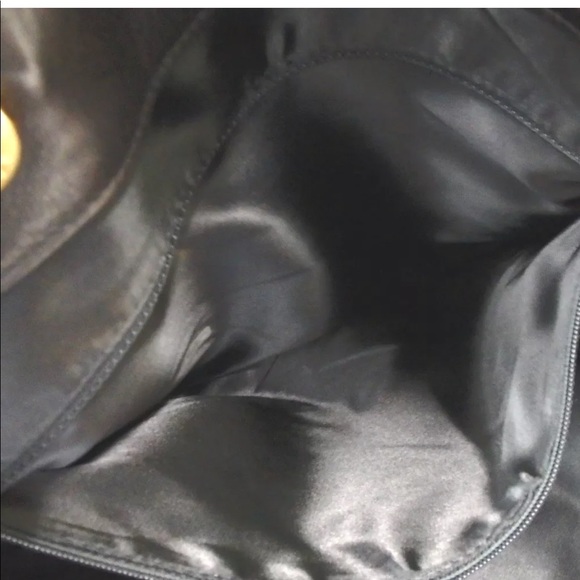 Auth Chanel Coco Mark Lambskin Chain Tote Bag - Picture 7 of 8